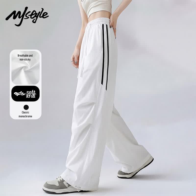 MJ STYLE Women s Summer Cool Parachute Cargo Pants M