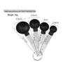 8-Piece Stainless Steel Handle Measuring Cup and Spoon Set with Scale