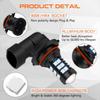 GLOFE 9005 9006 HB3 HB4 LED-lampa 10000K Djupblå H10 Extremt Superljus