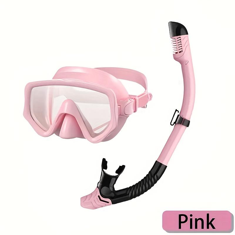 XIAOTREE Adult Snorkeling Mask and Snorkel Set, Tempered Glass, Full Dry Snorkel, Professional Panoramic Snorkeling Gear