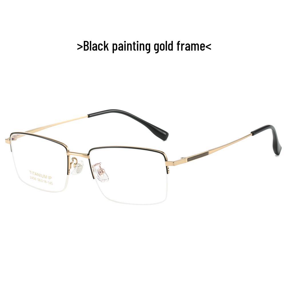 2024 Classic Unisex Half-Rim Titanium Glasses Frame