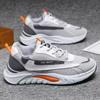 Men's Shoes Dad's Shoes Autumn New Breathable Mesh Running Shoes Tied Round Toe Fashion Casual Men's Sports Shoes