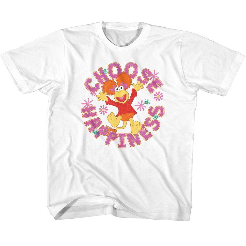 Kids Fraggle Rock Choose Happiness TV Shirt XXXL