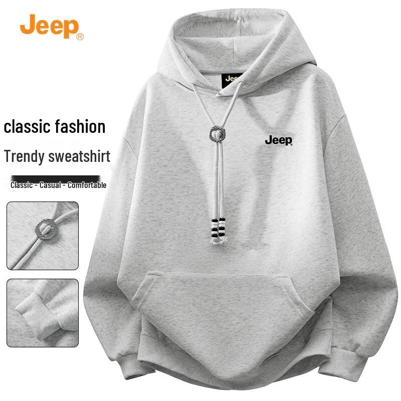 JEEP Men s Hooded Pullover Sweatshirt XL