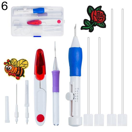 Craft Pen Punch Ace Ață de brodat Kit punct de cruce Accesoriu de cusut DIY