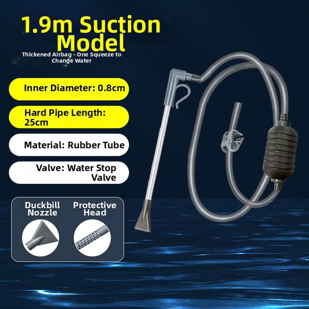 1Pcs Extension Tube Fish Tank Siphon Vacuum  for Large Fish Tank Gravel Sand Cleaning