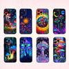 Trippy Art Mushroom Phone Case Silicone Soft For IPhone 17 16 15 14 13 12 11 X XR Plus Pro Max Plus