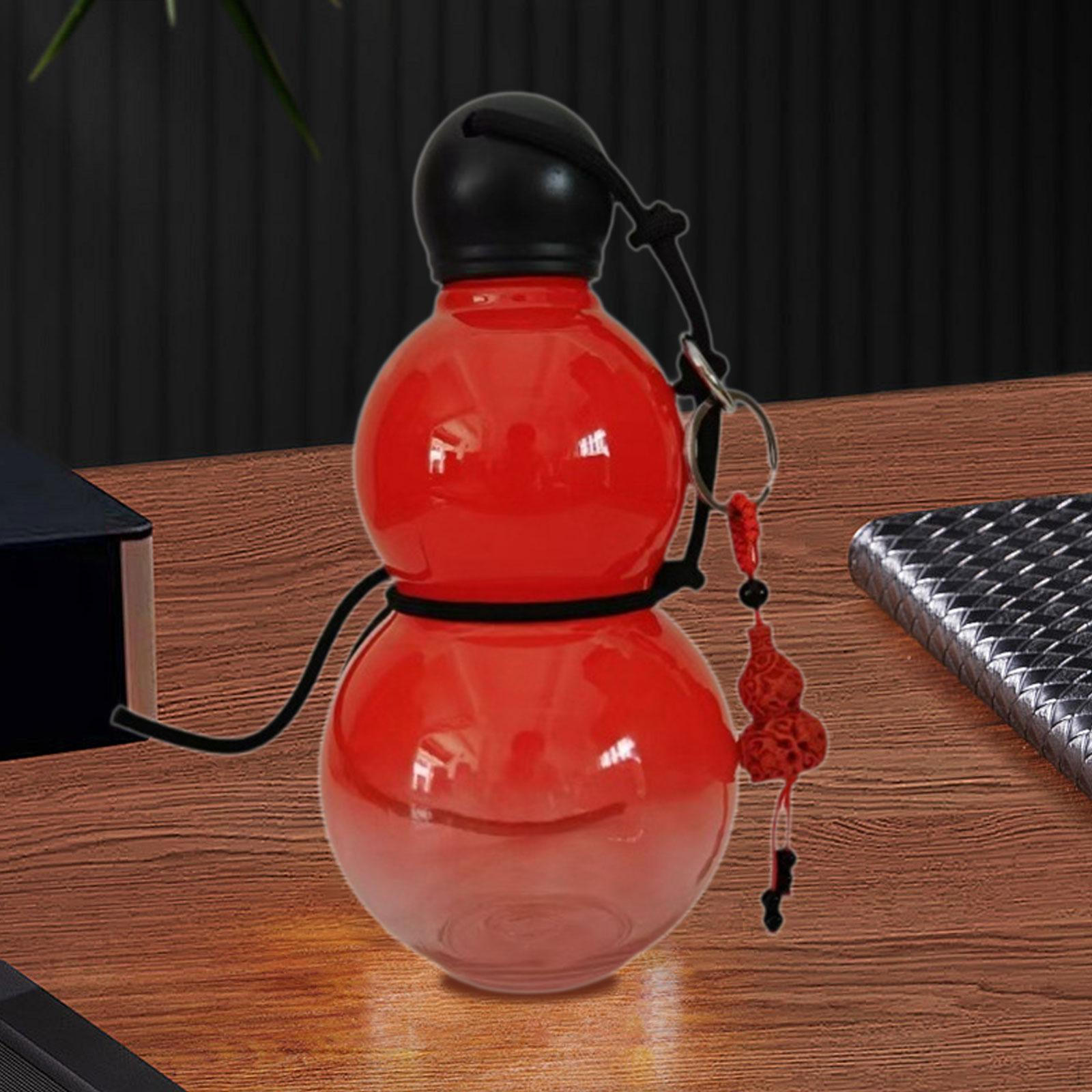 

Бутылка для воды из тыквы Напиток в стиле ретро Легкий для мужчин и женщин Спорт красный