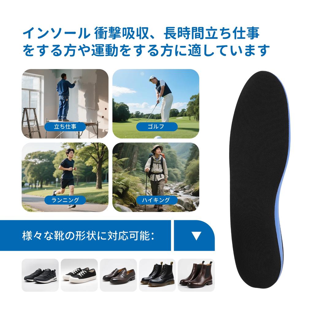NICEUS Fasciitis Arch Support Insoles for Comfortable Walking and Ideal for and Exercise Features Shock Odor and and [Plantar Insoles] Standing,