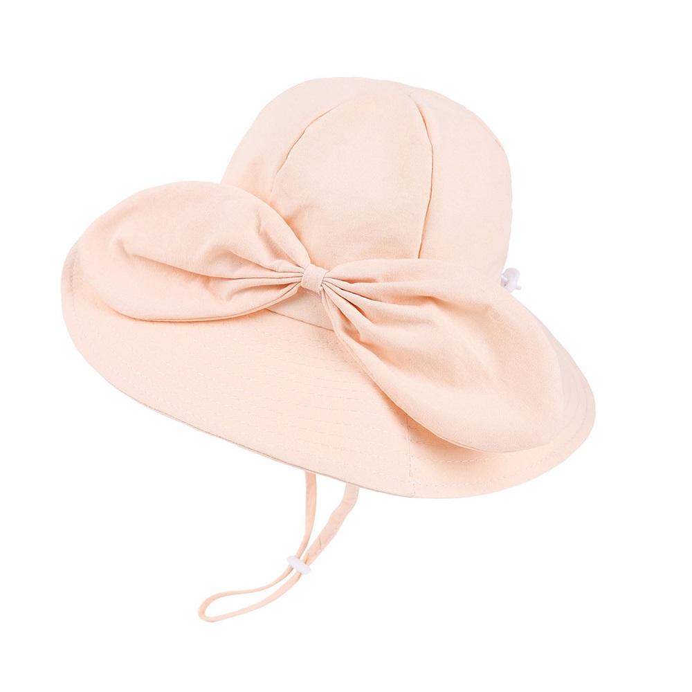 New Panama Summer Big Brim Bowknot Baby Sun Hat for Girls Beach Sun Cap Autumn Kids Fisherman's Cap Outdoor Baby Bucket Hat