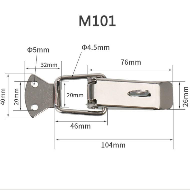 Stainless Steel Duckbill Spring Latch for Hardware and Furniture Leather Cases