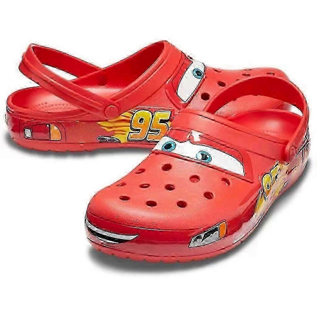 Neue McQueens Pixar Cartoon Solide Wasserdichte Hausschuhe Sandalen Lässige Atmungsaktive Knöchelumwickelte Eva Damenschuhe Geschenke_siasd M5-W7-37