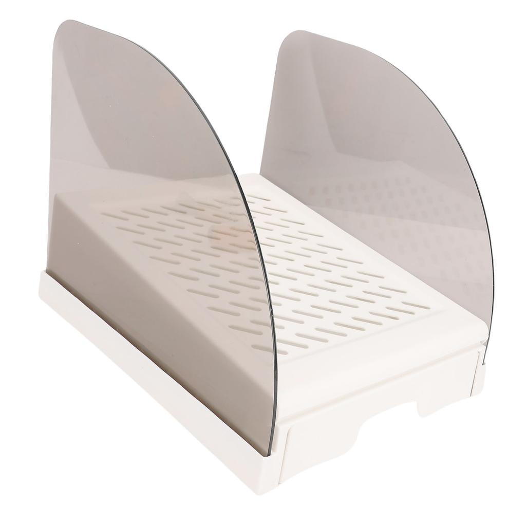 Cat Litter Ramp with Drawer Baffles   Height Elevated Litter Box Step Stool Anti Tracking Easy To Clean