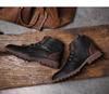 Men's Cross-Border Martin Boots: Casual Zipper High-Top Desert Work Boots, Large Size, Retro Style for Autumn and Winter.
