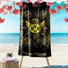 Borussia Custom Name Print Beach Towel, Large Soft Quick Dry Towel for Beach Camping Swimming