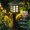 LED Solar Pathway Lawn Lights Outdoor IP65 Waterproof Solar Lamp Decoration for Garden Walkway Path Driveway Patio Yard & Lawn