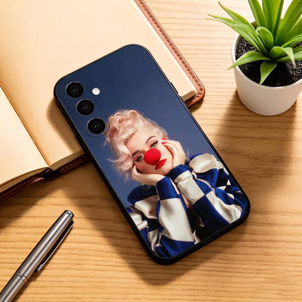 K-Katy Perry Singer Phone Case For Samsung Galaxy A73,A72,A71,A70,A53,A52,A51,Others Soft Black Cover
