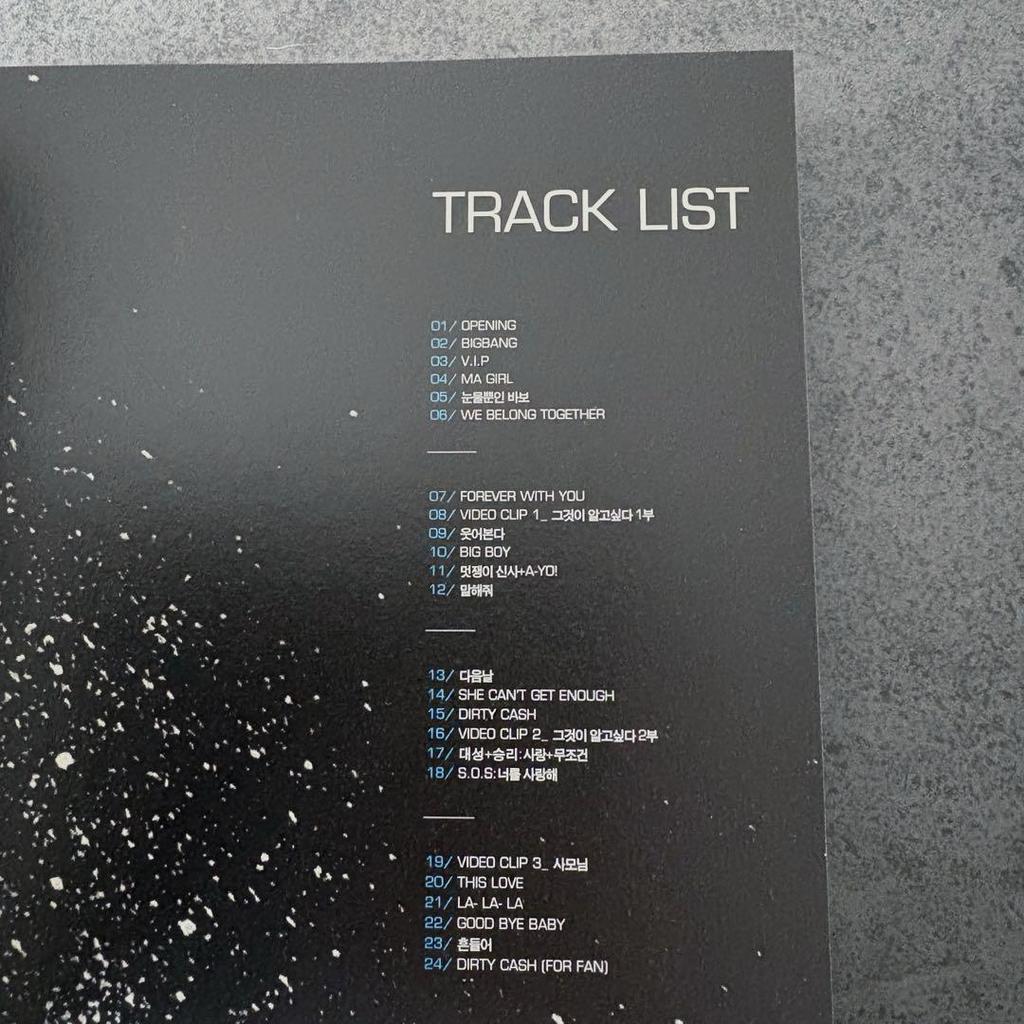 [USED] BIGBANG 1st 2nd LIVE PHOTO+ 2DVD + CARDS