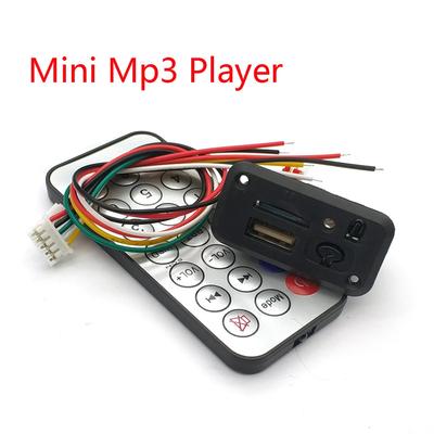 Mini 12V MP3 Audio Dekodér Deska Bezztrátové Dekódování MP3 Přehrávač Stereo Dvoukanálový Audio Výstup Podpora TF Karta U Disk