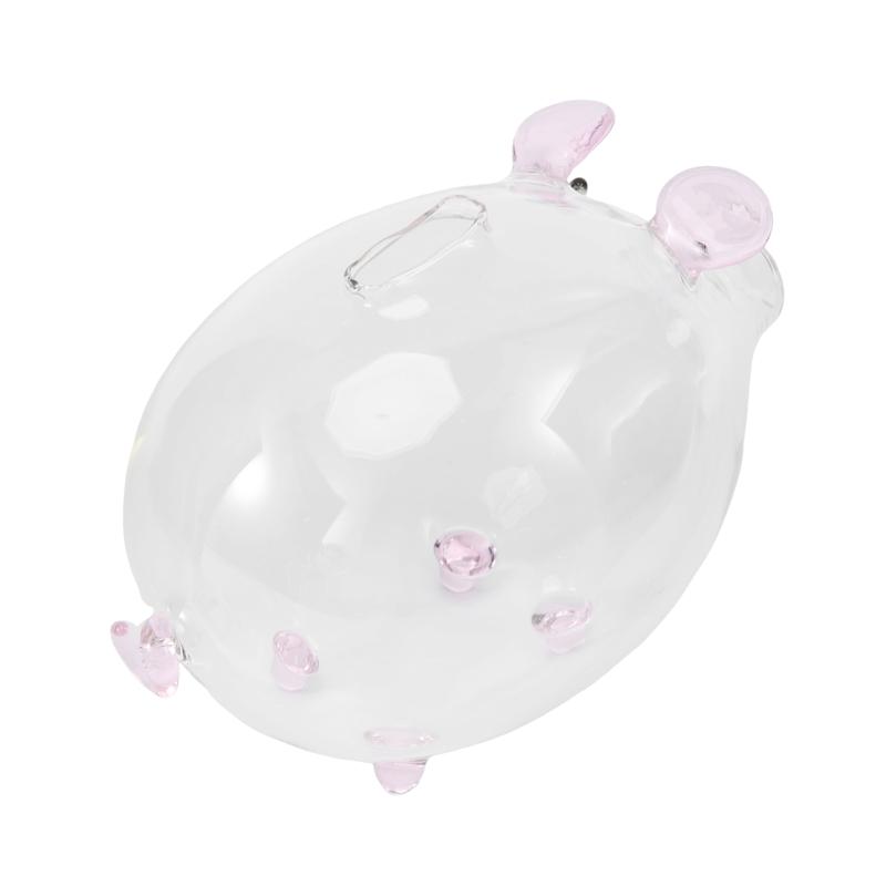 AD23-Schwein Sparschwein Spardosen Münzspardose Niedlich Transparentes Glas Souvenir Geburtstagsgeschenk Für Kinder