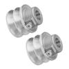 Puleggia di Ricambio per 168F 170F Installazione Facile Prestazioni Stabili Puleggia a Cinghia Alesaggio 19mm/20mm Puleggia a Doppia Scanalatura