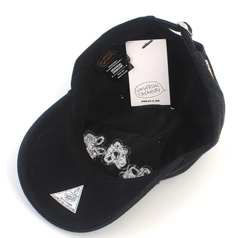 Universal Chemistry Flower Patch Black Ballcap Flower Ball Cap