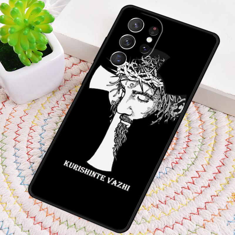 Jesus print Silicone Phone Case For Samsung Galaxy note 10 pro S26 S25 S24 S23 S22 S21 Plus S25Ultra Capa Cover
