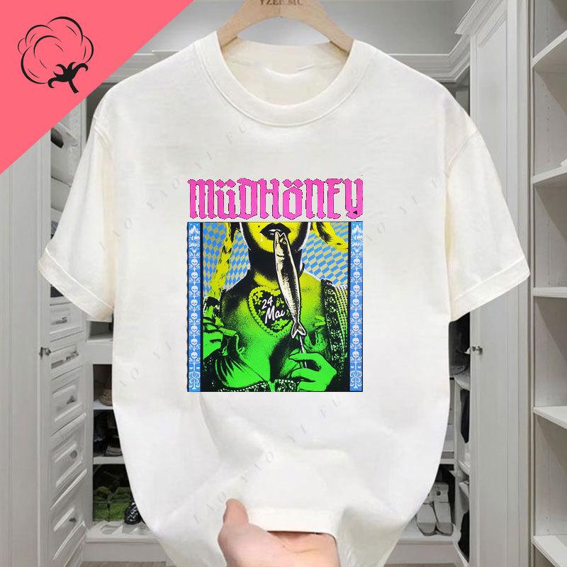 100 Cotton Clothes Mudhoney Band Heaven Rock Grunge Meme Gift Funny Tee Style Unisex Gamer Cult Movie Music T Shirt