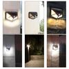 (4PCS) Solar Light Outdoor 100 LED Wall Light Motion Sensor Security Lights Waterproof with 3 Modes for Garden Outside