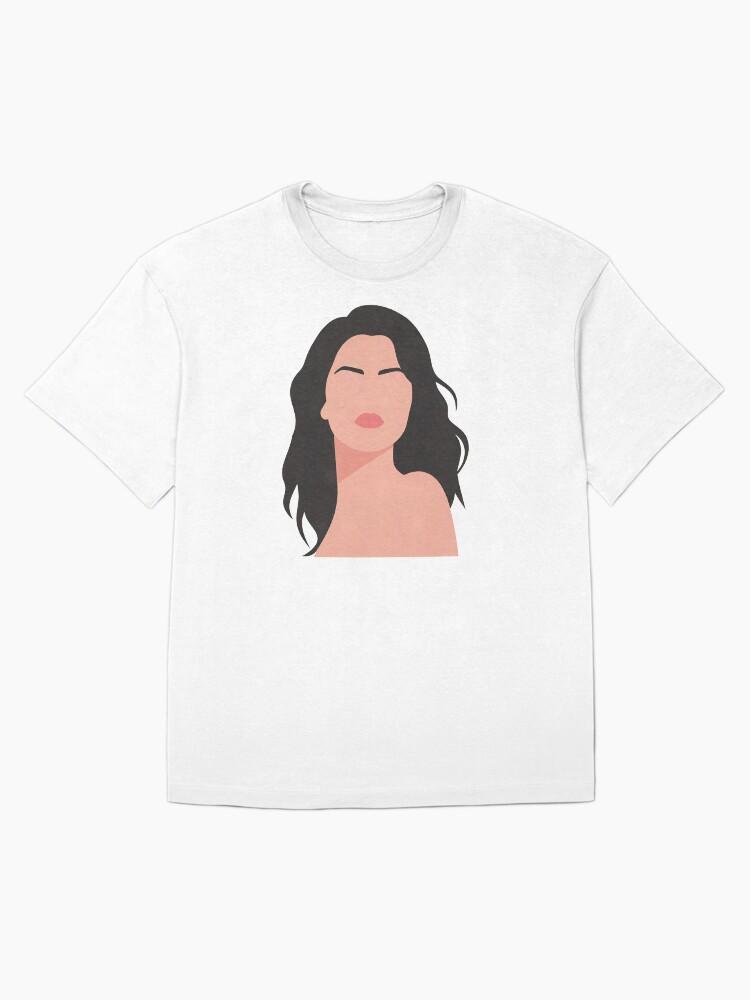 Selena Gomez Lineless Illustration Oversized T-Shirt