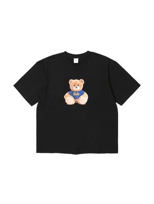 UCLA Unisex Bear Transfer Print Short Sleeve T-Shirt [Black](Ua6St14_39)