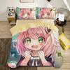 Comforter Cute Spy X Family Anya Anime Spy Family Bedding Setboys Girls Single Twin Queen Size
