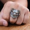Bull Head Ring with Domineering Creativity, Simple and Atmospheric Hip-hop Punk Style Ring
