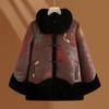 Grandma Winter Fleece Jacket Women's Old Lady Clothes