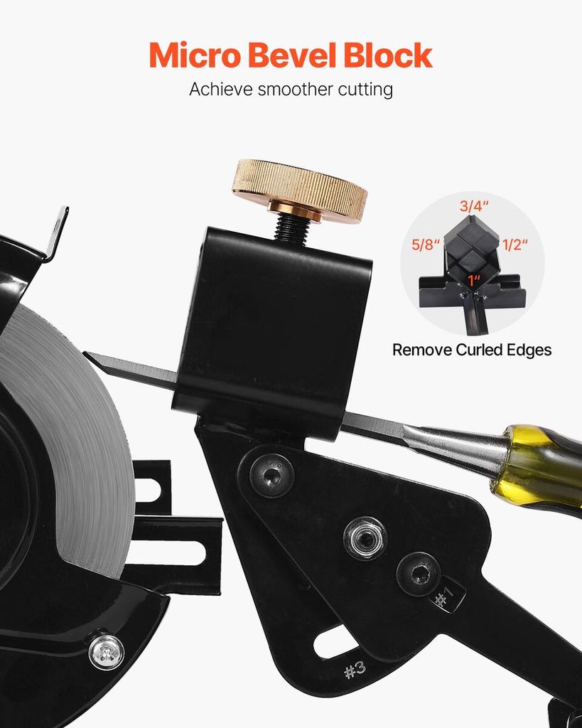 Pro Grind Sharpening System, Multi-Grind Sharpening Jig for 152mm & 203mm Bench Grinder - with Platform Jig, Tool Rest Bar, Setup Block, Miter Slide,