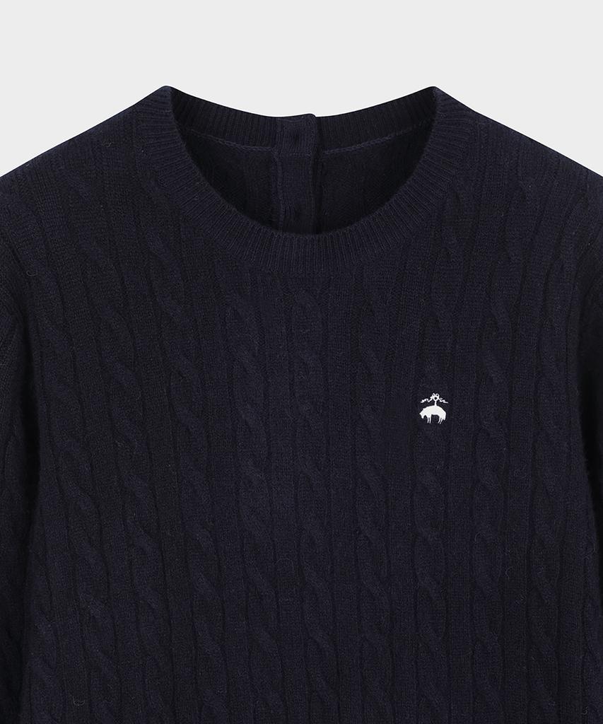 Brooks Brothers [Women'S] Wool Cable Dress (Navy) (Bbdzwb0002Qef)
