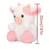 Kawaii Cow Plush Toy Plush Pillow Palm Cows Plush Stuffed Animal Toy Cartoon Cute Pink Cow Plush Toy Cow Plushie Doll for Kids