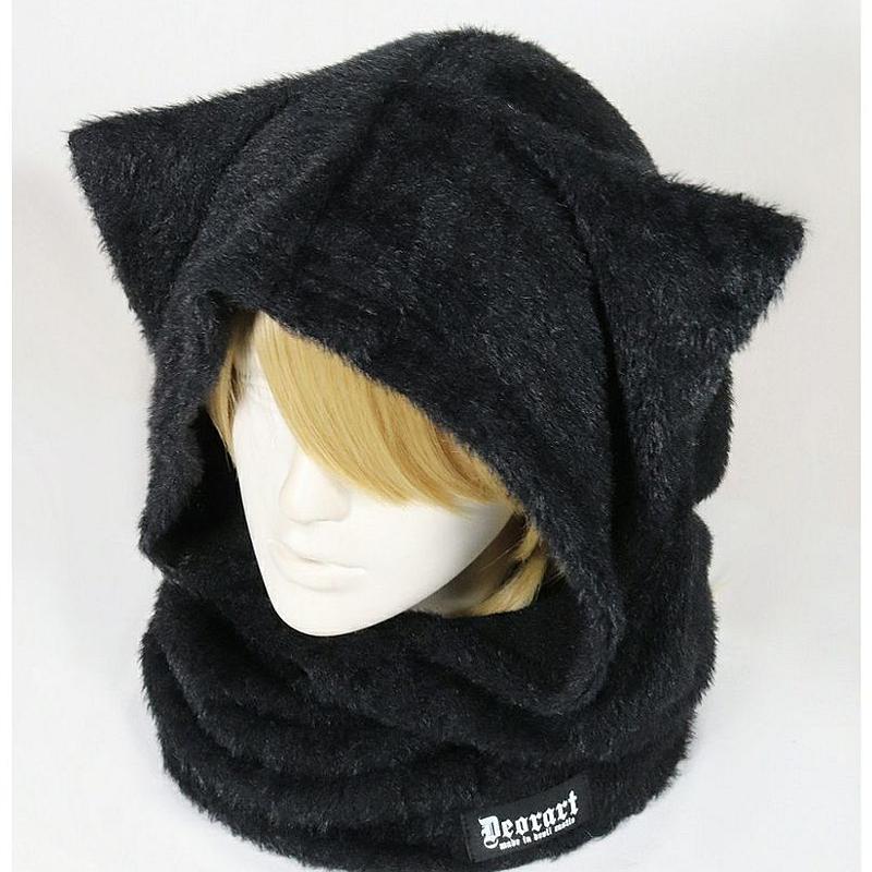 Harajuku Balaclava Mask Hood Hats Fox