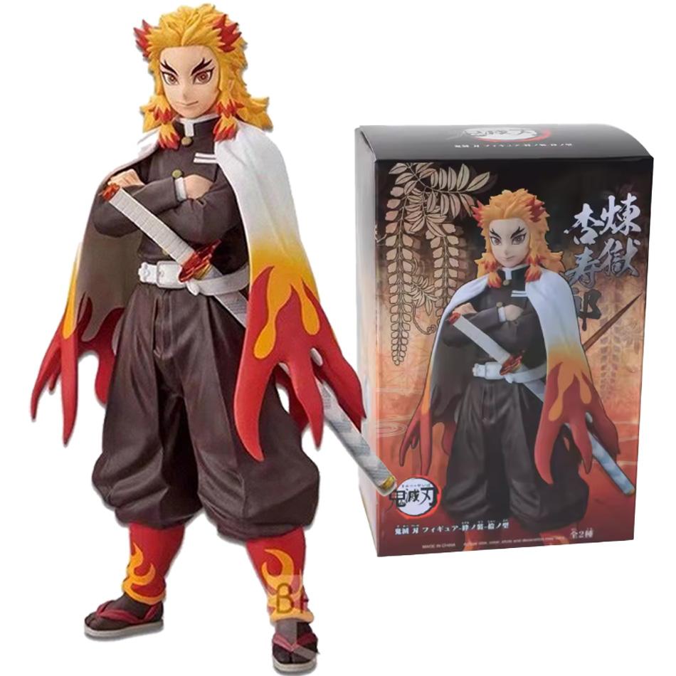 Demon Slayer Anime Action Figures - Kamado Tanjirou Nezuko Zenitsu Inosuke Miniature PVC Collectible Statues for Fans
