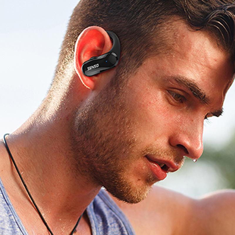 Sport Bluetooth TWS Ear-hook Earphones: Sweatproof, In-ear, HiFi Sound