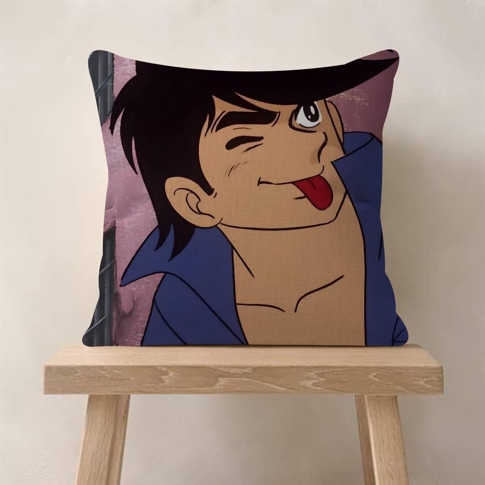 Anime Ashita No Joe Tomorrows Personalized Pillow Cover Kids Bedroom Wild Party Decor Pillowcase Kid Birthday Shower Gift