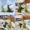 Cute Animal Plush Crocodile Doll With Pp Cotton Filling For Bag Decoration