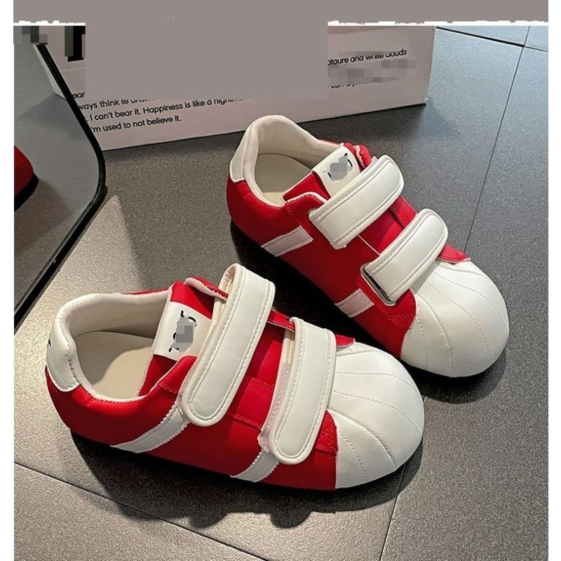 Big head low-top women's shoes autumn new thick-soled heightening casual bubble shell single shoes