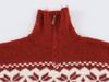 2026 Autumn European & American Christmas Fair Isle Half-Zip High-Neck Knit Sweater