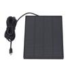 5W 5V Solar Panel for Security Camera IP66 Water Proof Outdoor Wireless Camera Charger with Micro USB Type C Interface