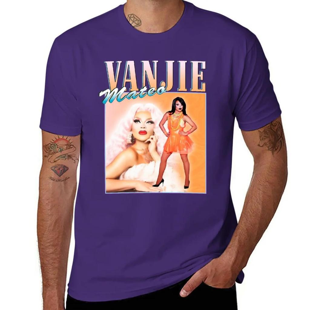 Vanessa Vanjie Mateo vintage retro design T-Shirt boys whites vintage clothes cute tops summer top t shirts for cotton