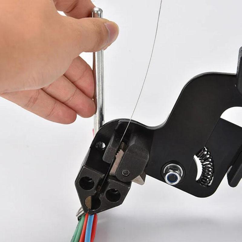Pinza para Bridas de Plástico Herramienta de Sujeción y Corte Cortador Tensión Pistola Automática de Cremallera Acero Inoxidable 304 Brida de Bloqueo Herramienta de Sujeción Manual