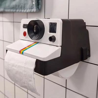 Retro Camera Toilet Paper Roll Holder Wall Mounted Toilet Paper Holder Paper Dispenser for Bathroom Tissue Toilette Appareil