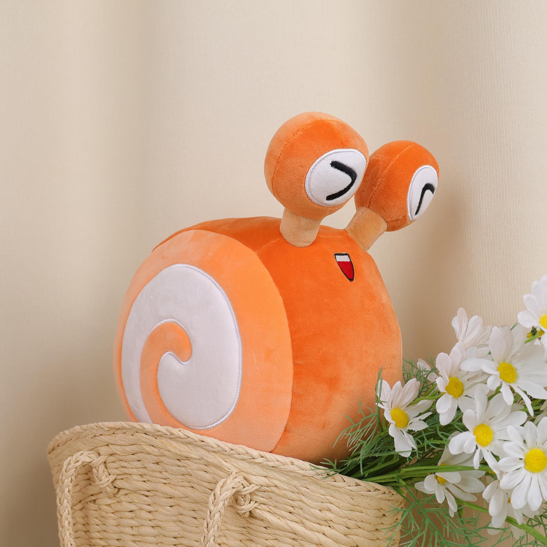 

Плюшевая игрушка Рулет из улитки, Модная, Удобная, Мультяшная, Милая, Подушка для бросания, Подарок оранжевый