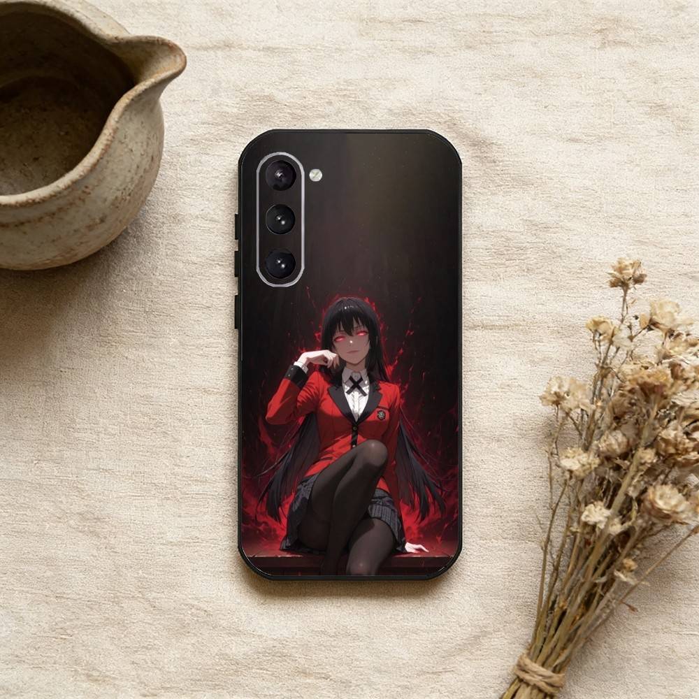 

Чехол для телефона K-Kakegurui для Samsung Galaxy A73, 21, 22, 32, 71, 53, 52, 51, 80, 5G, мягкий черный чехол Samsung a22 4g